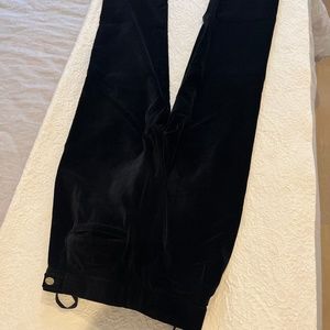 Vivienne Westwood black velvet pants
